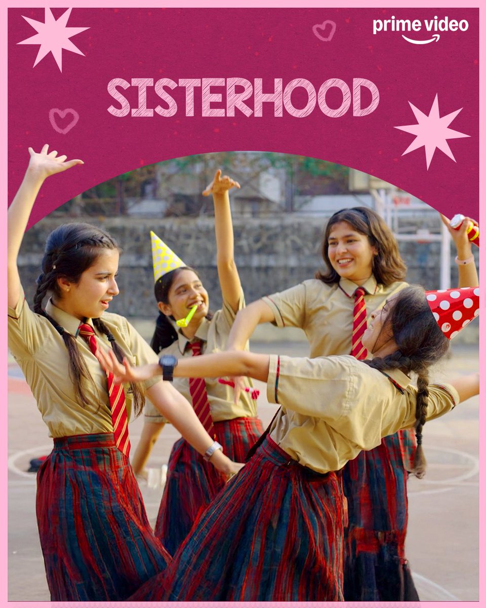 MXbyPrimeVideo's tweet photo. har dosti deserve karti hai ek perfect watchlist 💛

#AukaatKeBahar #CampusBeats #Sisterhood #Lafangey #SchoolFriends #Namacool

[Friendship Day, Prime Video] https://t.co/BbQkIL1XZy