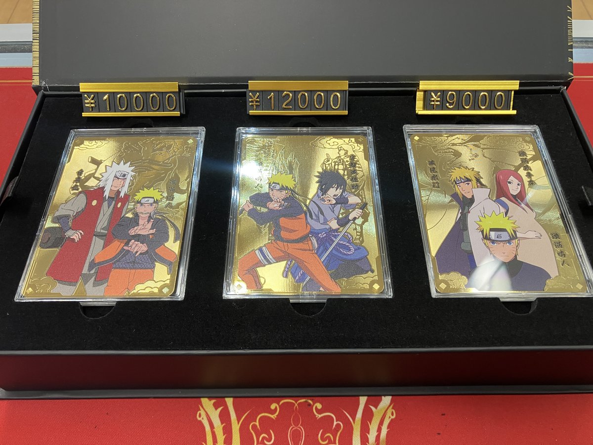 🍥**NARUTO 20周年記念 カード 販売中！**🍥 重厚感あふれる豪華な