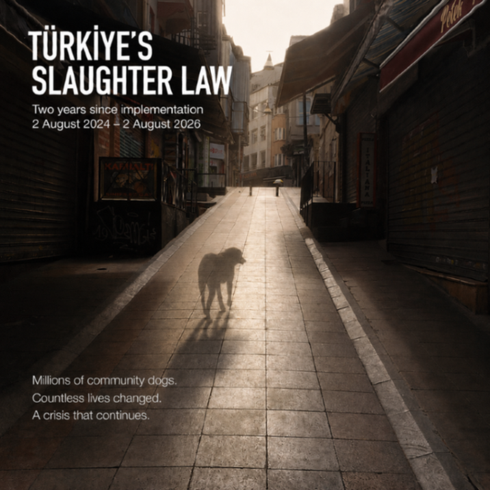DogDeskAction's tweet photo. Today marks two years of Türkiye's Slaughter Law.
For two years, community dogs across Türkiye have lived under legislation that we believe has caused widespread suffering.
Today we remember those lost, those still at risk and those who continue to fight for them.
#TurkeysSlaughterLaw