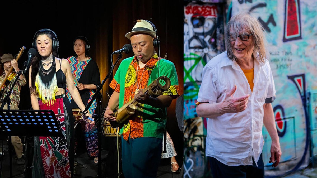 RFIMusique's tweet photo. #SessionLive Ajate + interview Claude Sicre (Fabulous Trobadors) https://t.co/t23Ishk4PE https://t.co/wleqJXUZBq