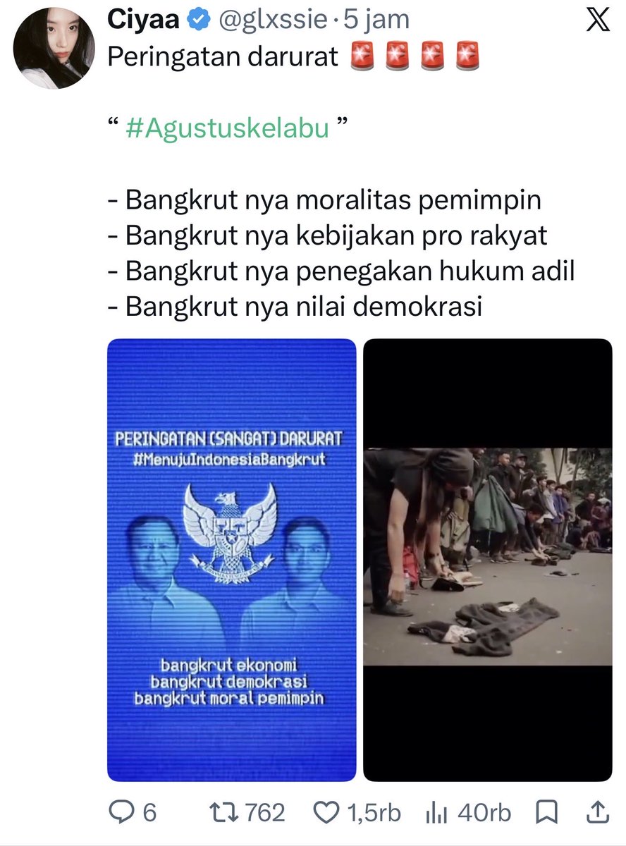 kangdede78's tweet photo. Serentak yah….
Ada dalangnya, ada bohirnya, ada kurirnya, ada eksekutor lapangannya…ada semua deh.

WASPADA, jangan dianggap remeh. https://t.co/RdwzPyMPCQ