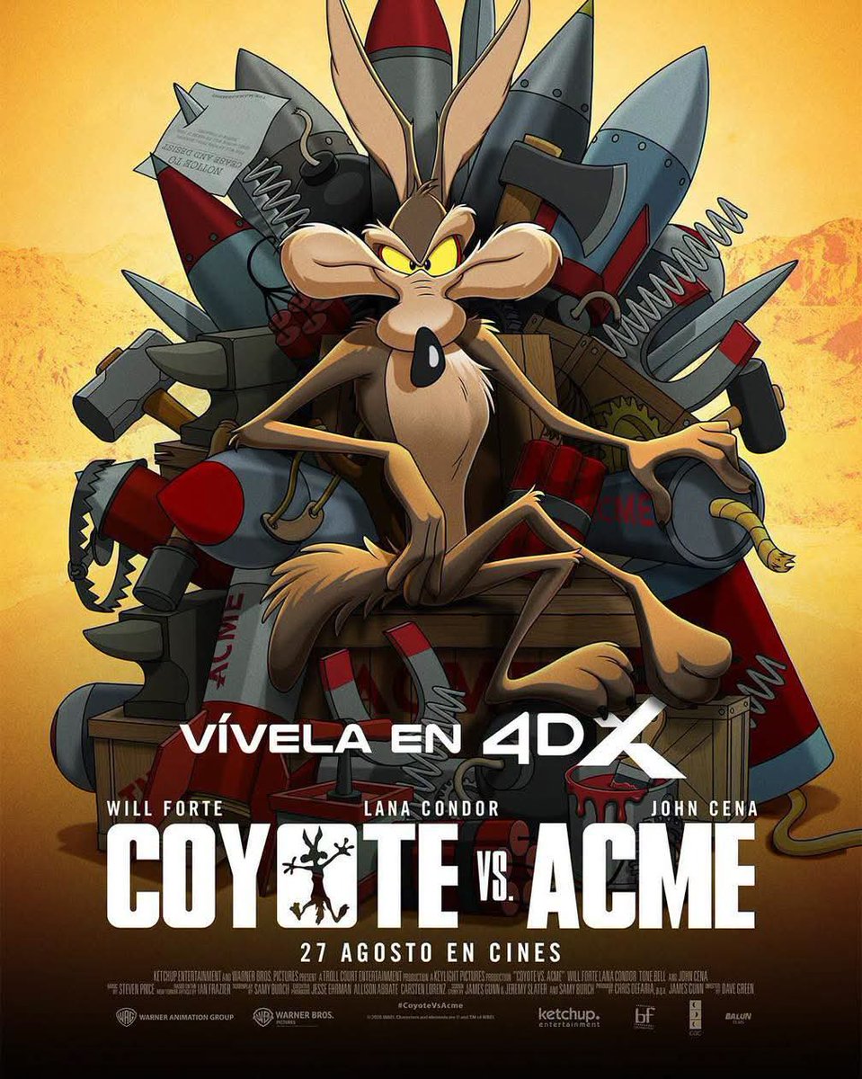 ethandamemeboi's tweet photo. DUDE THIS COYOTE VS ACME 4DX POSTER GOES HARD https://t.co/6dD1FETOBC