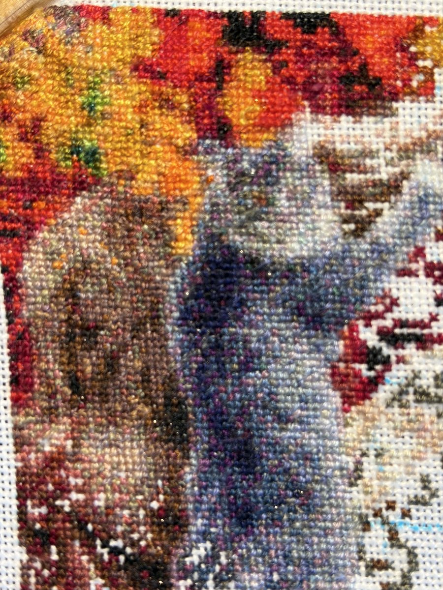 iroitoharibako's tweet photo. A HAED stitcher with too many WIPs

8/2 2026
#crossstitch
#クロスステッチ
#haed

Supersized The Library of Cats Max Color Left
28ct(1over1)

327 stitches today

そろそろ2匹目を刺したくなった(^^) https://t.co/ImPwmZaq1B