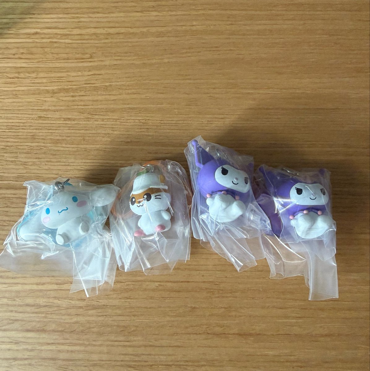 Shunshu_1's tweet photo. 【交換】サンリオキャラクターズ カラともマスコット

譲　クロミ2、シナモン、コロコロクリリン
求 ウサハナ

郵送で交換可能な方優先。
お心当たりのある方はお声掛けよろしくお願い致します。 https://t.co/7FQkL07Dtn