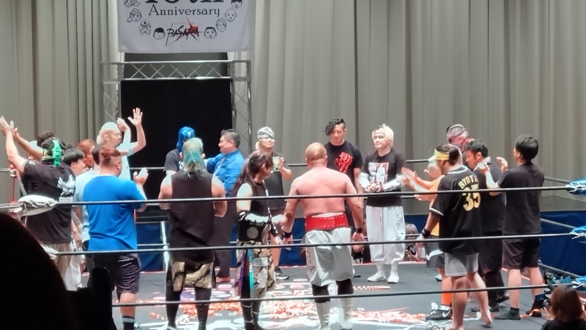 aimai8787's tweet photo. 石川さん強すぎてデカすぎた
塚本さんの執念がもっとデカすぎた

#basara_pw
#ハチニー後楽園 https://t.co/BrBuQ2mgBC