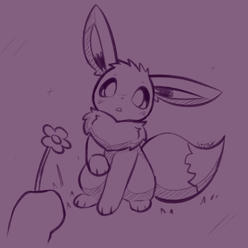 PrairieStenx's tweet photo. flower for eevee https://t.co/1sqR1Mn1yL