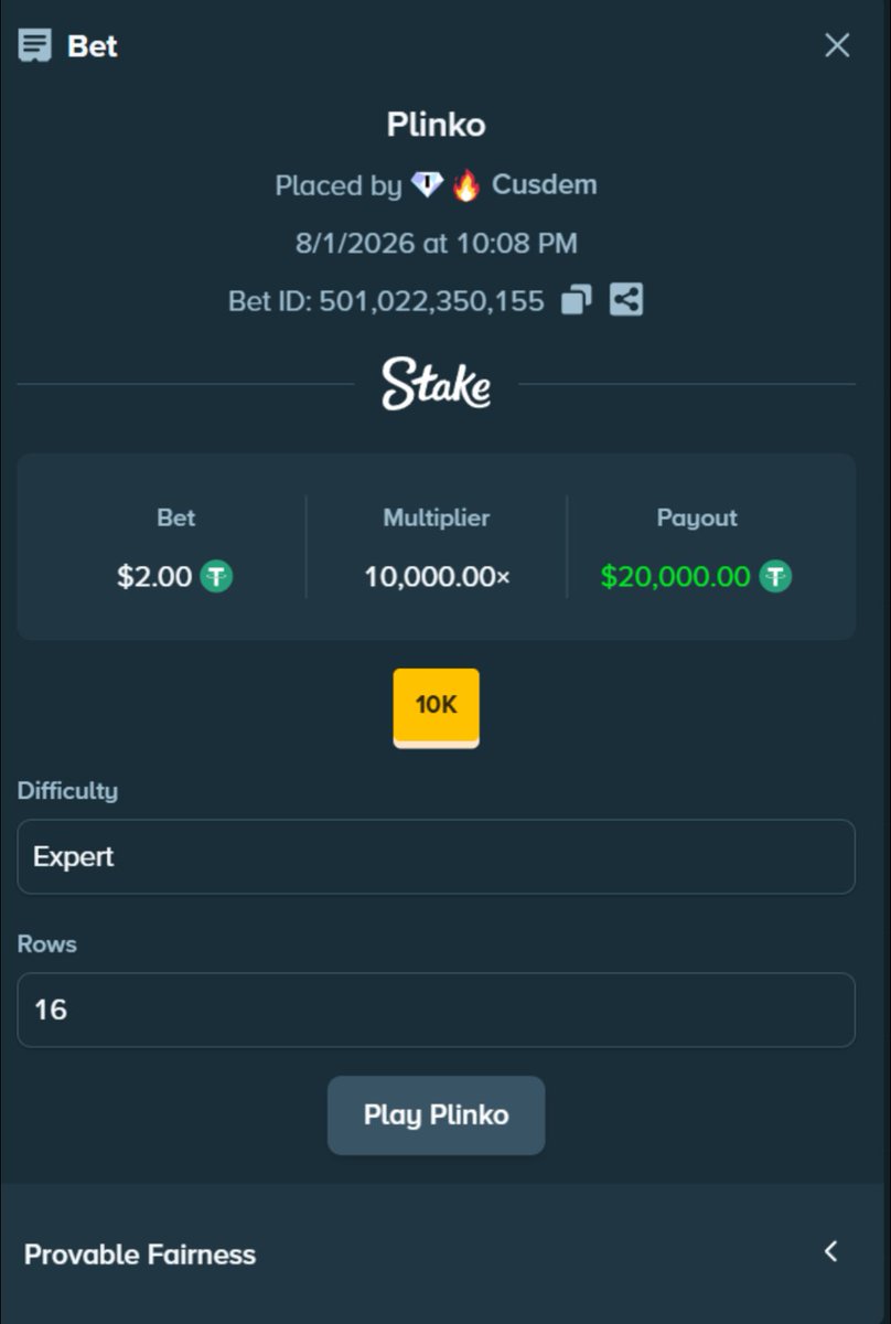 demize21's tweet photo. 🚨 WHAT JUST HAPPENED?! 🤯💰

$2 ➜ $20,000 💸 @stake @StakeEddie 

HIT 🎯 10,000x MAXWIN ON PLINKO! With @ROSSPICKS ABSOLUTE INSANITY LIVE ON STREAM 🔥 

We're STILL LIVE and there are MORE giveaways, tips, and massive sends coming! 👀

🎥 Tap in NOW before it's late.

♻️ RT + ❤️ Like