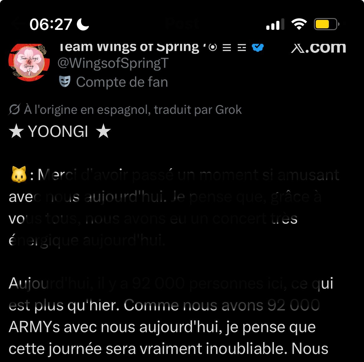 junkiegguk's tweet photo. Ce que je retiens c’est que bts va jamais oublier Paris alors qu’ils fassent les concerts qu’ils veulent on reste dans leur crâne #rageuse https://t.co/HaskiRPG8L