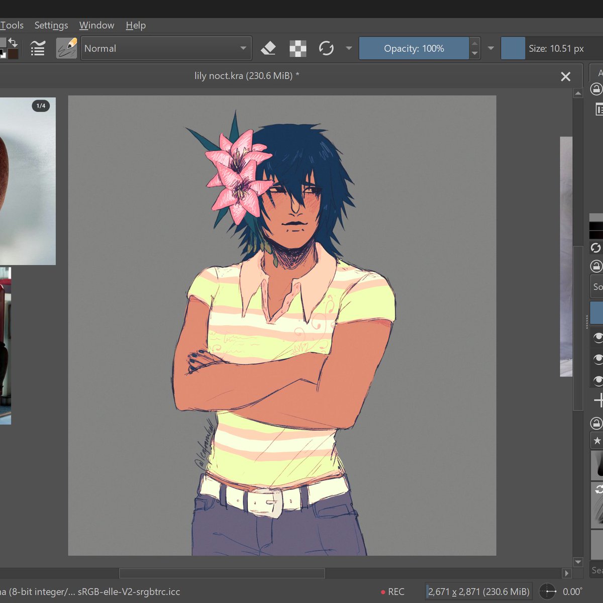 lenfromhell's tweet photo. i present to you my NON emo noctis #ffxv https://t.co/Tupf8vlsev