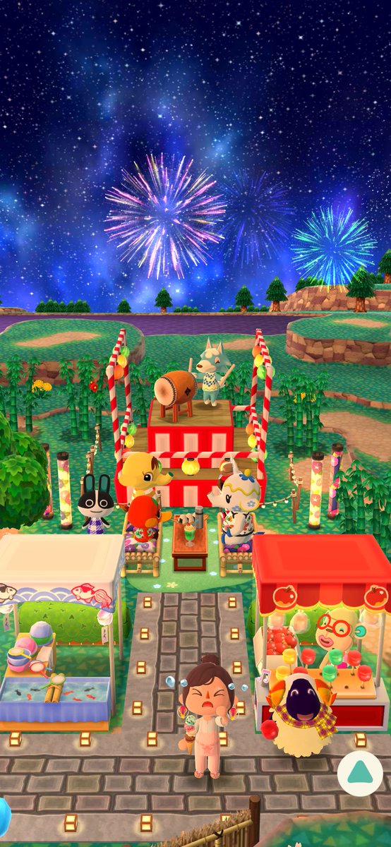 tonarinohachico's tweet photo. お祭り会場で迷子。

#ポケ森 https://t.co/uPNcLSmkz7