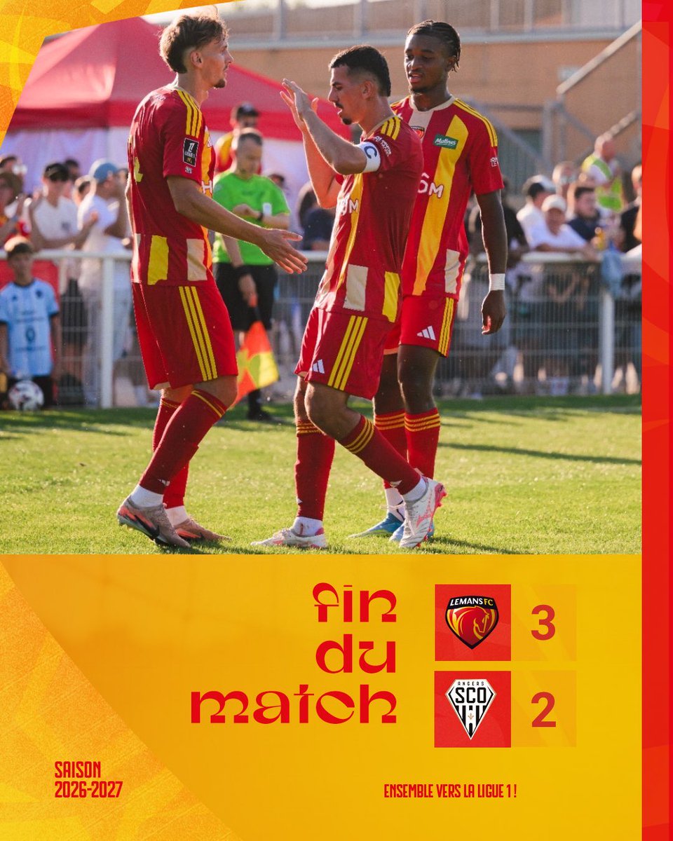 Bewww_Foot's tweet photo. TERMINÉ !
LE MANS FC 3-2 SCO ANGERS
⚽️🇲🇦 A.El Ouazzani
⚽️🇬🇦 J.Ekomié
⚽️⚽️🇨🇫 L.Mafouta (x2)
⚽️🇫🇷 M.Robin
(@LEMANSFC) #LMFCSCO