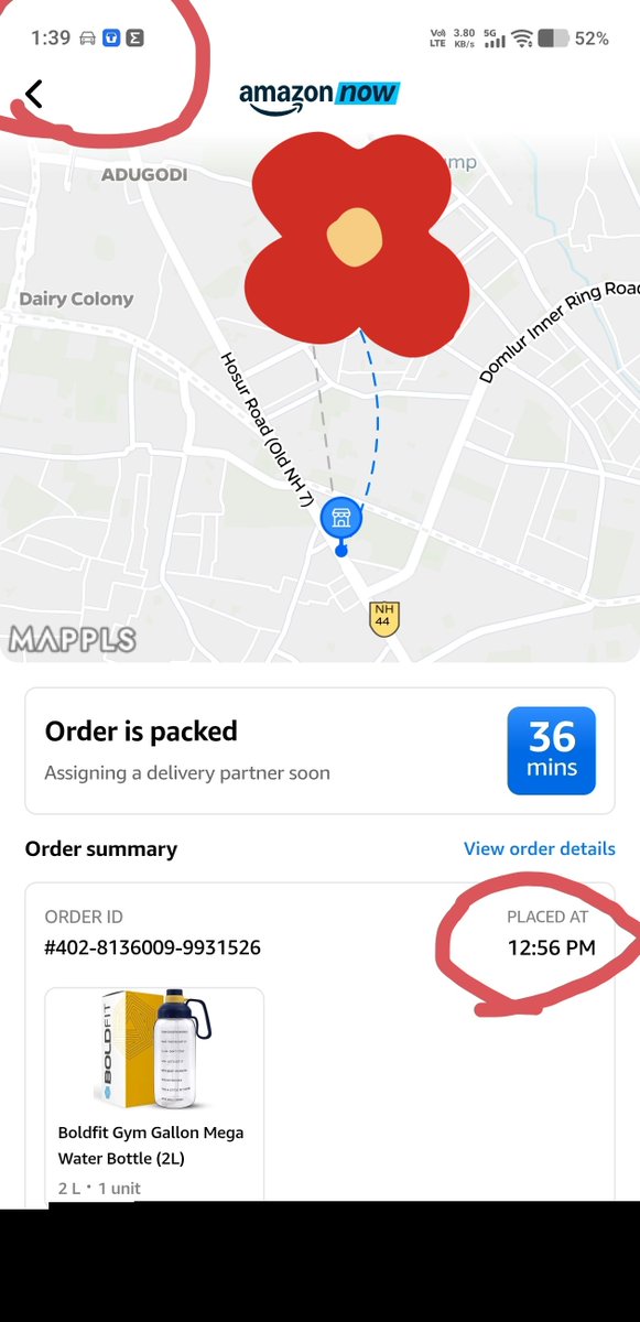 Chethan_Fact's tweet photo. Dear @amazonIN @amazon  If you cannot deliver... Why start promises ? I understand you wish to enter quick commerce but...Not delivering after order placed, This is not acceptable, and trust me non of your customers including me are impressed as this a consistent issue. https://t.co/qIsYs53D1P