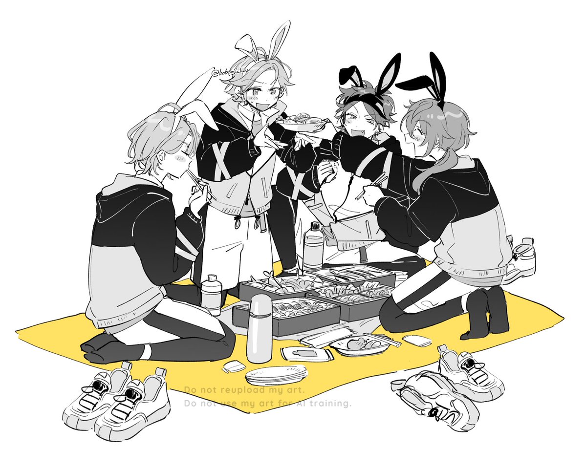 boboojichan's tweet photo. 🐰🐝
バニー運動会(再掲) https://t.co/GKUit6sWWD