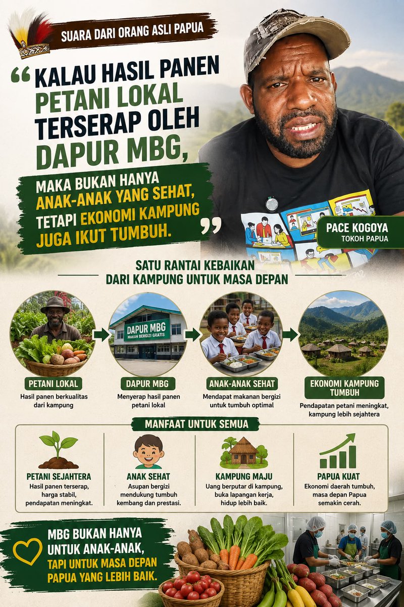 PapuaHunter's tweet photo. Pace Kogoya Buka Suara Soal MBG di Tanah Papua
SUARA DARI ORANG ASLI PAPUA https://t.co/RDVqShOuw9