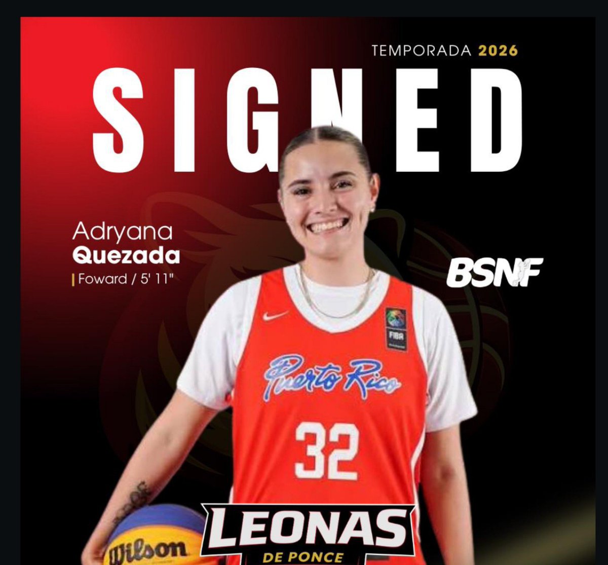 break152609's tweet photo. #BSNF LEONAS DE PONCE
SİGNED 🏀 ADRYANA QUEZADA https://t.co/mvzEShCLrT