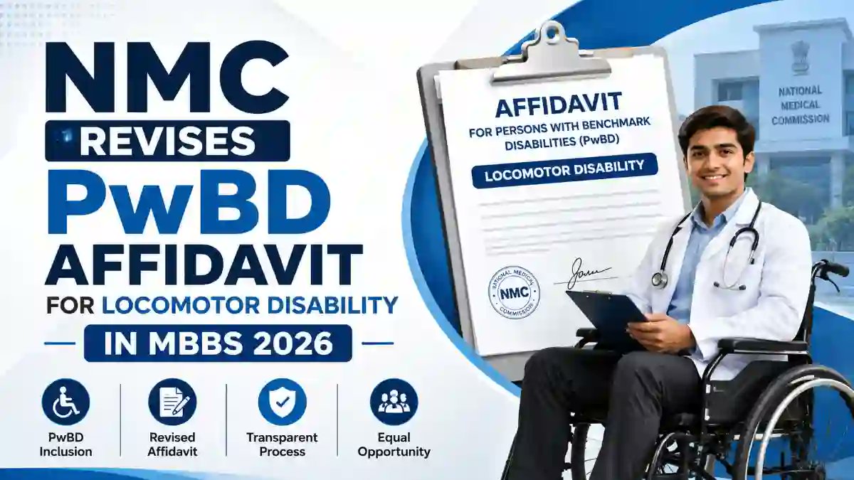 edufever's tweet photo. NMC Revises PwBD Affidavit for Locomotor Disability in MBBS 2026
https://t.co/Z3xQFuvJR9
#NMC #PwBD #MBBSAdmission2026 #LocomotorDisability #NEETUG2026 https://t.co/EHKgqOsRaY