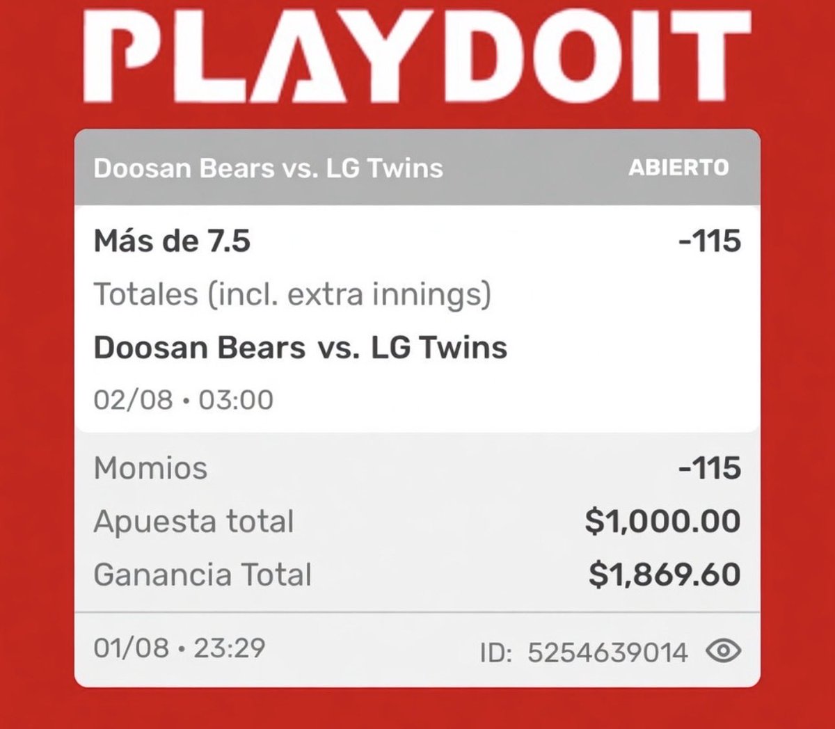 raxir_'s tweet photo. FREE PICK KBO😮‍💨⚾️🔒

Vamos a empezar agosto de la mejor manera😏💸💸

Mucha suerte a todos🫡🍀 https://t.co/plewnJBrc0