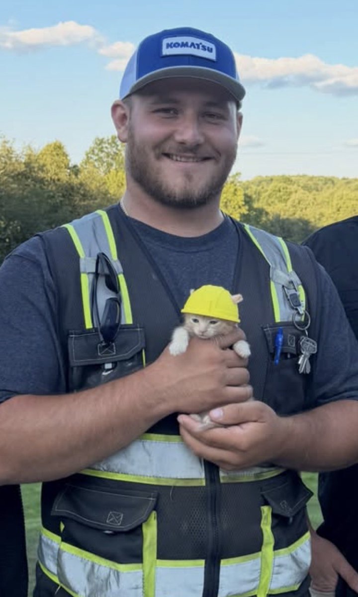 SUEwithHat's tweet photo. Meet $Sue - a little kitten who wears construction helmet and safety vest🐱👷
Check her full story:
https://t.co/4Ngw5AL2qo

2NffKvfZTcFj2tyoY1Ev84PkqxA7DZnstyv6EwELpump https://t.co/01ORjSPPU6