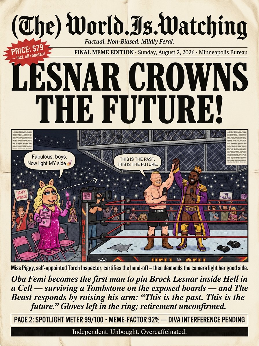 _bin_HQ's tweet photo. ... ( #obafemi × #brocklesnar)

~ YES.~ *applauds*

For : the better of Mankind. https://t.co/lhm8B9G4Gw