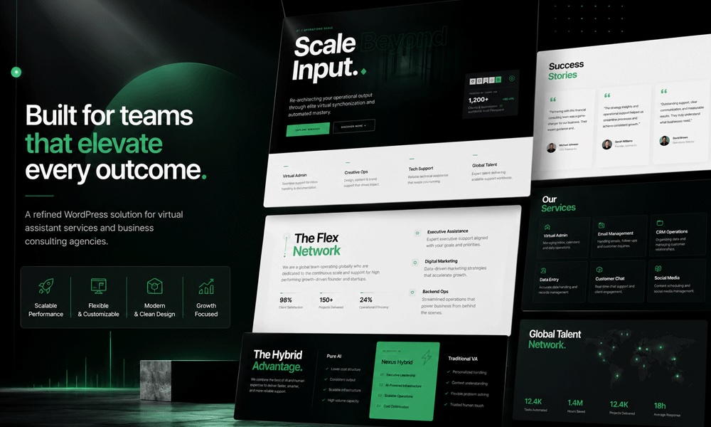 designnominees's tweet photo. #Theme of the Day 02 Aug 2026
Flexspace – Virtual Assistant &amp; Business Consulting WordPress Theme
by Zozothemes @zozothemes 
https://t.co/NneWURMxcC https://t.co/oJmU4382NB