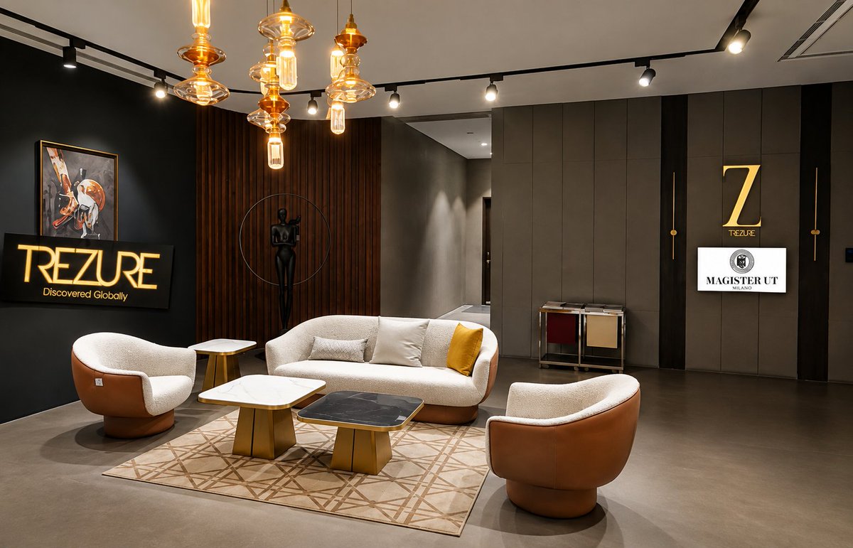 DktTrezure's tweet photo. TREZURE Lifestyle Pvt Ltd  
Discovered Globally 
Luxury Furniture | Artifacts | Accessories | Outdoor furniture 

TREZURE Dkt +91 9768000002

Brand : MAGISTER UT milano  luxury sofa's 

Luxury is not just seen, it is experienced. 

TREZURE Lifestyle Pvt Ltd presents a world of https://t.co/alJ3mRjdfp