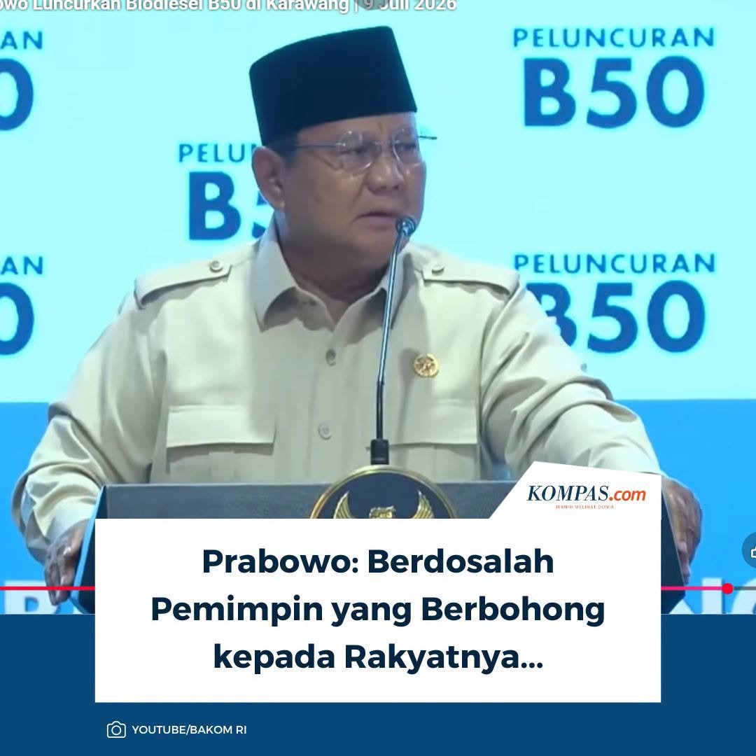 ardisatriawan's tweet photo. Berdosalah pemimpin yang berbohong kepada rakyatnya... https://t.co/c6pSrpPXg3