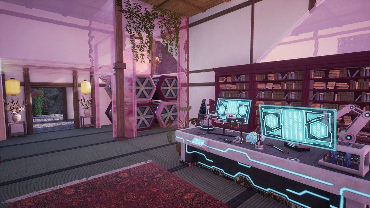 nitrobutter's tweet photo. My workshop and storage room in Palworld is turning out to be so cute!!! #palworld https://t.co/skbAkgeqzK