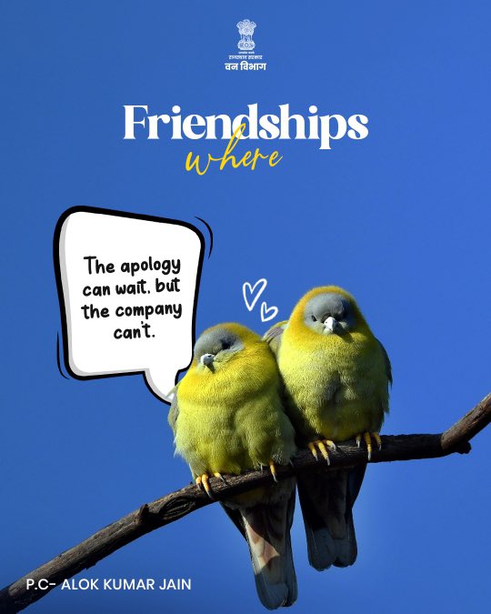 ForestRajasthan's tweet photo. No texts. No tags. No friendship requests.

Just shared meals, playful fights, quiet company and friendships that come naturally. Because in the wild, bonds are built without saying a word.

Happy Friendship Day from Rajasthan’s wildest friend circle. 🌿🐾

@DIPRRajasthan @RajGovOfficial @RajCMO @mygovrajasthan @BhajanlalBjp @Sanjay4India1 @byadavbjp @moefcc @wii_india @WWFINDIA 

#FriendshipDay #RajasthanForestDepartment #WildFriendships #RajasthanWildlife #ProtectWildlife
