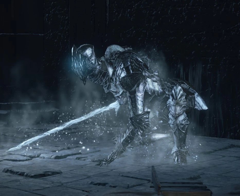 erotificar's tweet photo. POV: é a primeira vez que você joga um souls e está prestes a descobrir o significado de sofrimento através desse demônio quadrúpede amaldiçoado com uma fucking espada glacial muito foda https://t.co/7kIaNM8OPq