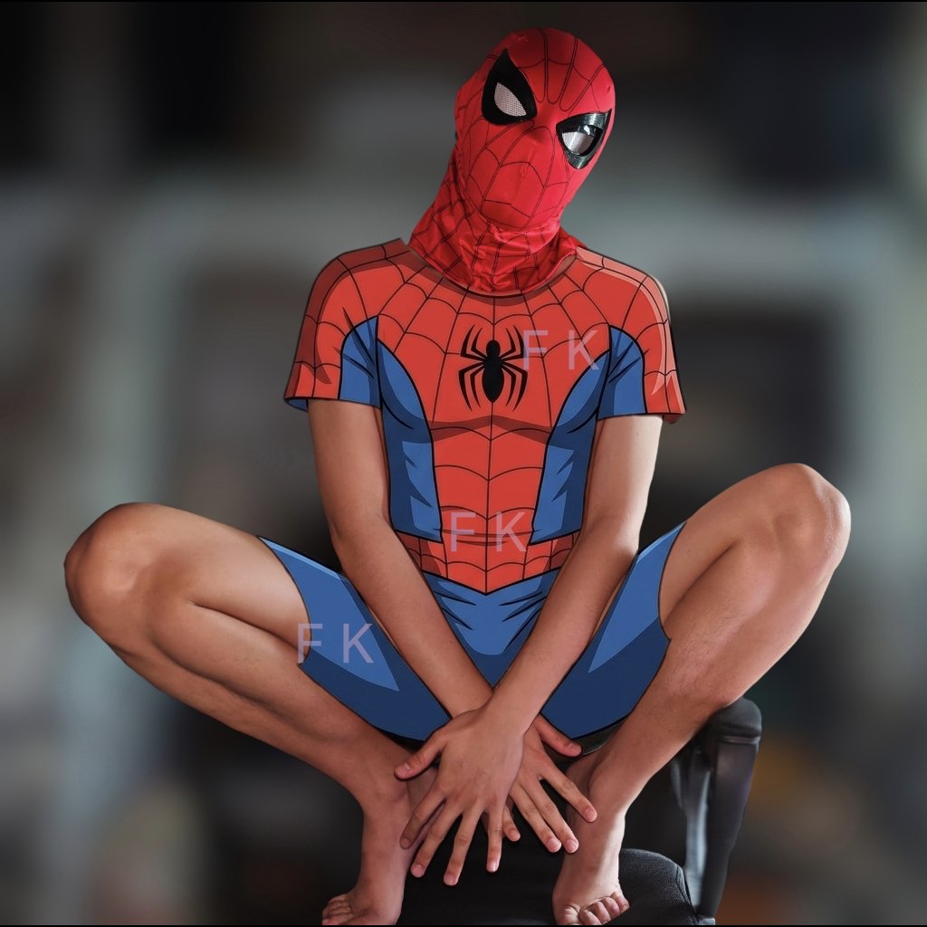 FubxdxcK's tweet photo. 快3000浏览的绘画蜘蛛侠衣服
去衣版来了
#side #spiderman #绘衣 #ai #宿舍 #露出
抢先看指路~（记得私信哦~）
📕：FubxdxcK_
🎶：FubxdxcK https://t.co/uPQOvDcx6h