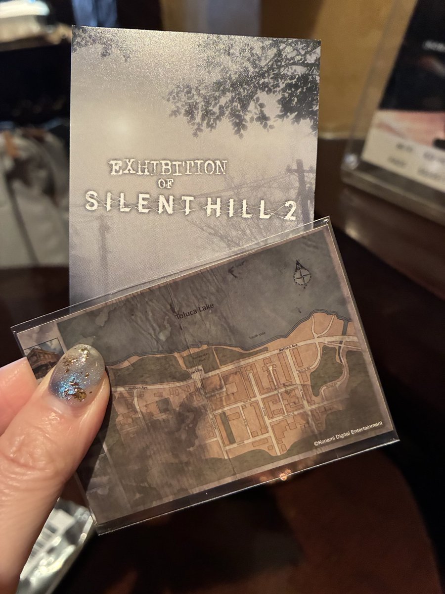 henly21sky's tweet photo. 人間ドック帰りにSH2の展示✨
【EXHIBITION OF SILENT HILL 2】
フラッシュライト🔦で照らしながら見る展示の雰囲気...👏優勝🏆 https://t.co/QHY780GvvW