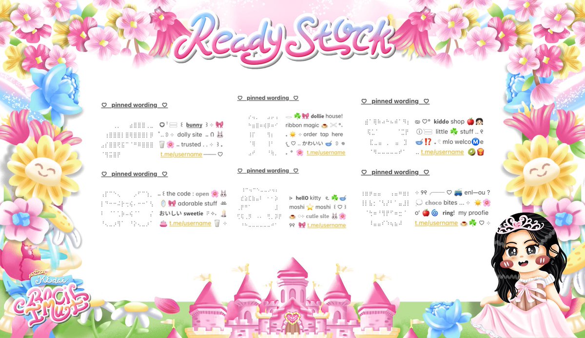 umbqi's tweet photo. ⠀
⸝⸝  🎀  യ₊  help retweet?  thank you !  𓐍  

💭 𖣠  ⊹  . .  haloo sobat imut  𓈀 ☀️☘️ ♡  kath dropped  🥣  ◎  FLASH SALE wording ready stock ˚⸝⸝  🍰🌸 with price  ꒰ IDR. 2.5OO—https://t.co/cAs0CaNtJZ ꒱  Ი ⑅ 🐰 ⟡  scroll for more details  👛🧁  ◠  ꕤ 

 ..  ミ  💌  ⟡ #zonauang  𖠗
⠀