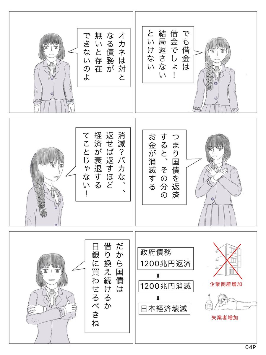 srRmRi3hP0D3AL2's tweet photo. そりゃあ　そもそも政府がおカネ配らないと　納税に使えるおカネが我々民間には無いからね

#税は財源ではない https://t.co/ljNwS8hbYS