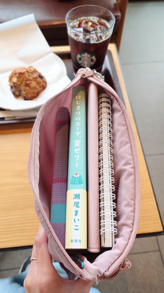 mi_readingbooks's tweet photo. 無印のダブルファスナーケースがブックポーチとして重宝しているのでまたもやおすすめします。
昨日買った瀬尾まいこさんの単行本、新書、手帳、ノート、たくさんのしおりが入りました。
お出かけしつつ何冊も読まれる方、考えごとをされたい方はぜひ😊 https://t.co/TUeuCQCb4e