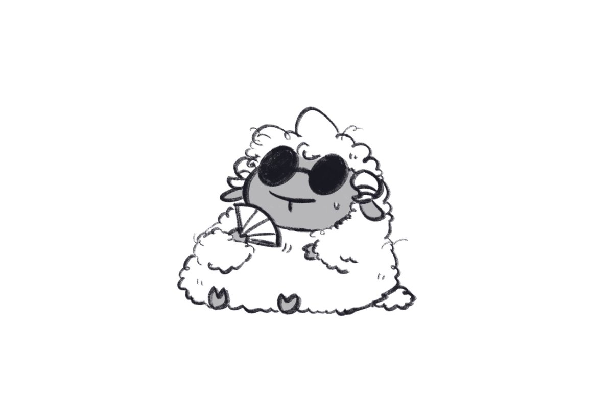 nyctochrome's tweet photo. Long time no sheep 🪭☀️ https://t.co/6PdpoWSKpH