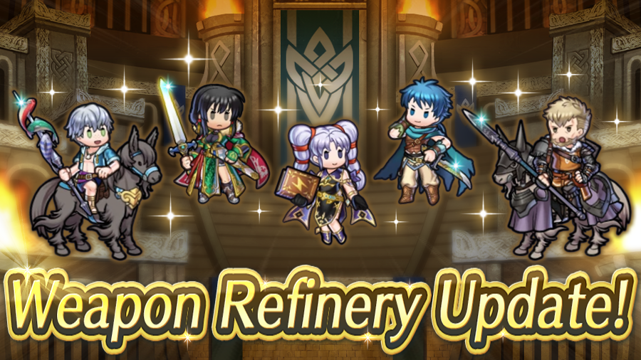 FE_Heroes_EN's tweet photo. ■ New weapon skills and weapons to refine
Lark Dagger (Colm: Capable Thief), Ascending Blade (Mareeta: Astra Awakened), Divine Sea Spear (Ashe: Fabled Sea Knight), Breaker Lance (Jeralt: Blade Breaker), and Thunderer Tome (Tine: Rumbling Thunder) are coming soon! #FEHeroes https://t.co/du5jU0pCi9