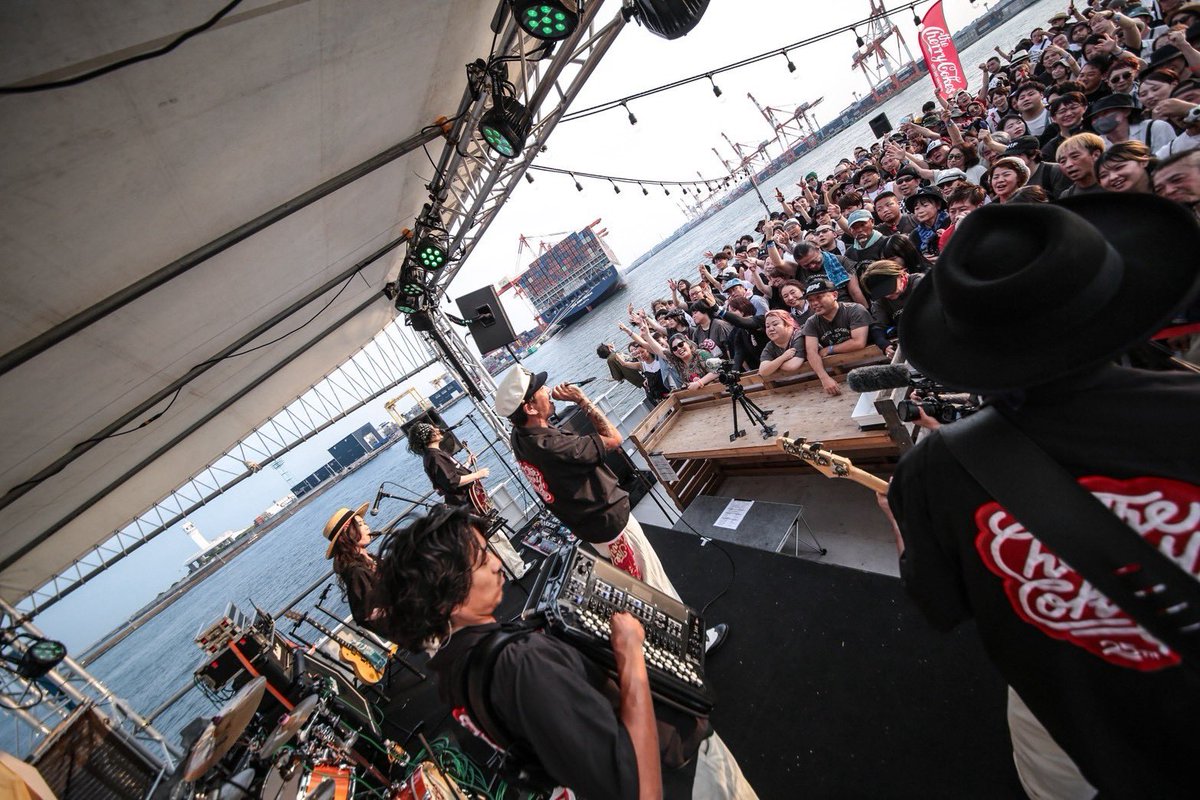 THE_CHERRYCOKES's tweet photo. 【DONG CHANG CRUISE 2026】
2026/08/01 #チェリコ #DCC2026
📸5️⃣
photo by watanabe"KOOL"syo
@85ride_kool 

【Next gig】
2026年8月9日(日)
@SHIBUYA GARRET
「NO REGRETS」
•THE CHERRY COKE$
•JUNIOR
•ONE TRACK MIND

OPEN 18:00 / START 18:30
ADV ¥3500 / DOOR ¥4000
https://t.co/jWDqL8aj7E