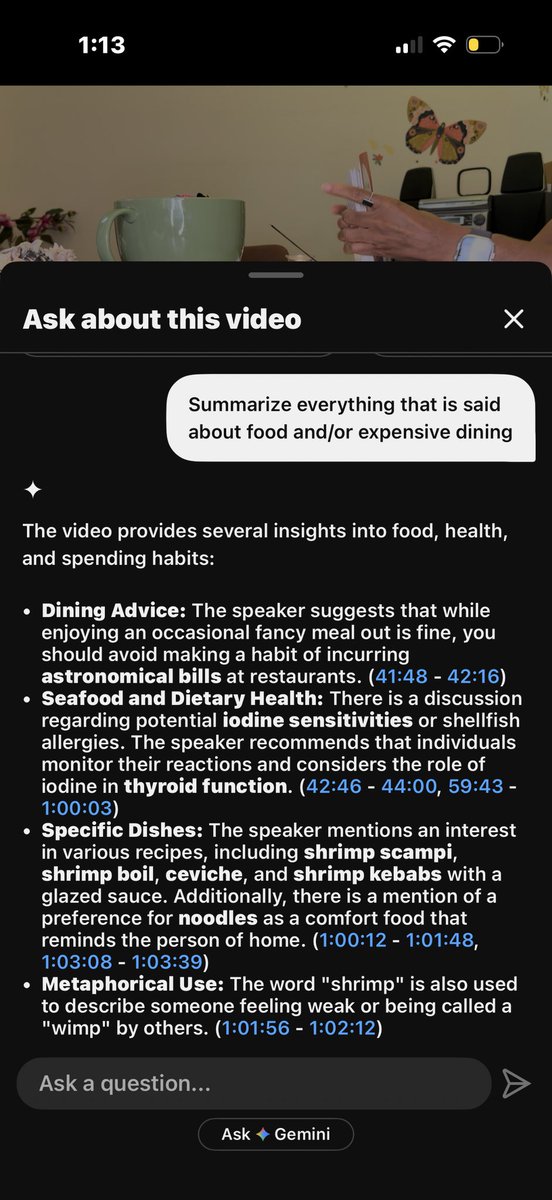 Aye_Sea_'s tweet photo. @IMGOLDENCARD So, I did a reading on Thursday where I talked about shrimp and expensive eating out. 

I do think Jungkook arranged the visit to the restaurant and paid.

Also, edible flowers have come up in prior readings…

https://t.co/gW8ODR1dbW https://t.co/7bD4qiCktM