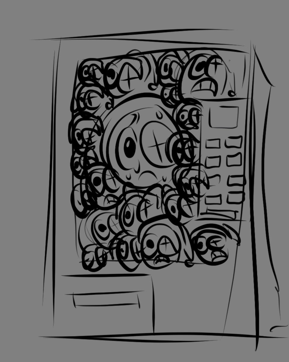 Astro trapped in vending machi