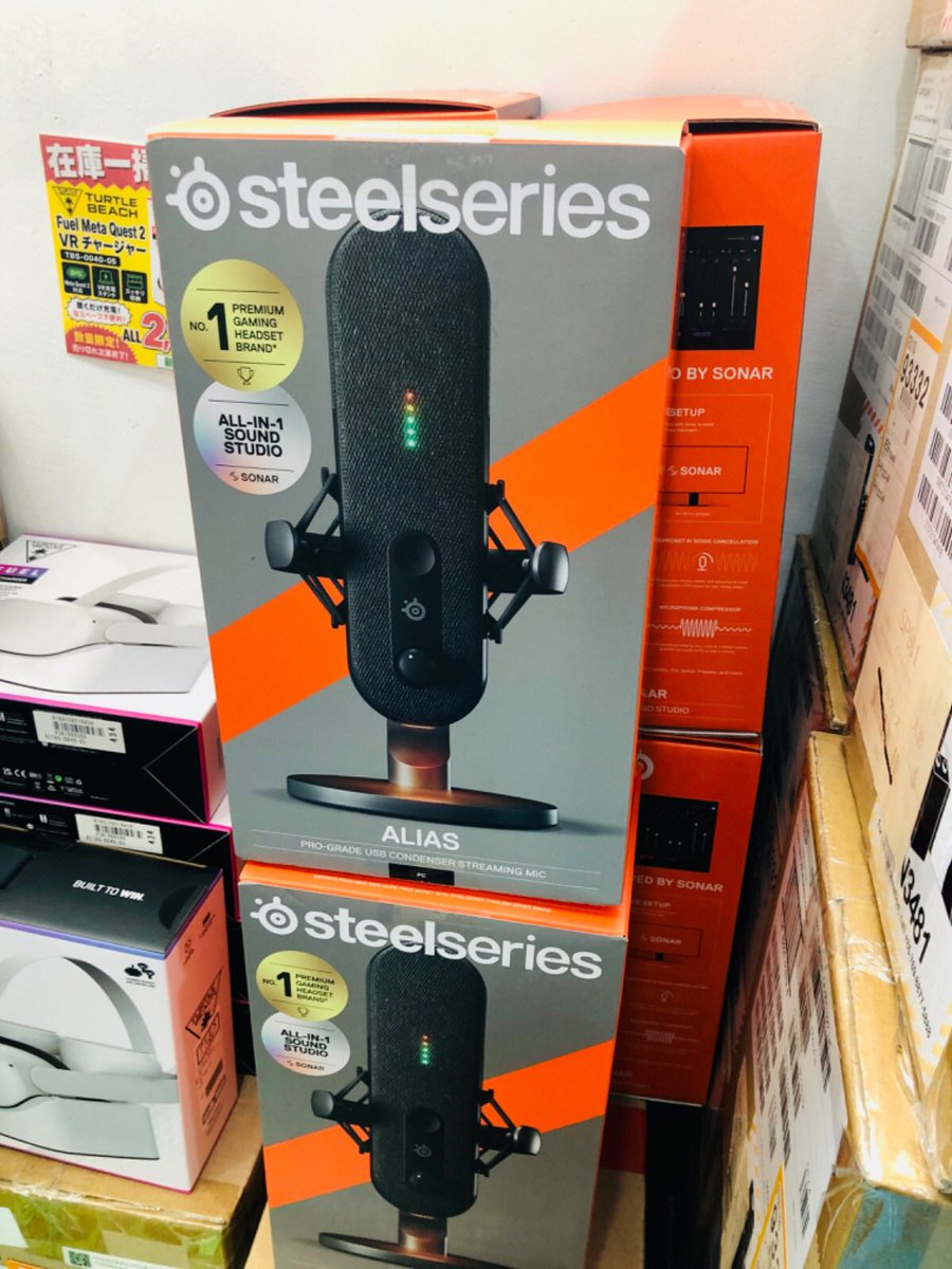 アキバ店2Fお買い得情報】 SteelSeriesのコンデンサーマイク Aliasが