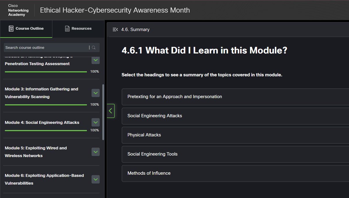mufaariq's tweet photo. Day 55/60 — Continuing my cybersecurity journey with the Ethical Hacker course, guided by
@adekunle_443 via MUSLIMHACK! Just completed Module 4: Social Engineering Attacks
#60DaysOfCybersecurity
@ireteeh @4osp3l @Cyberhijabitech https://t.co/Xocm1l6iWS