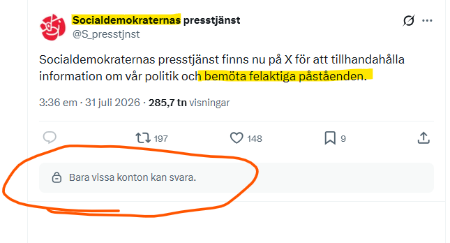 Stort_allvar's tweet photo. Sossarna gör självmål.... https://t.co/FJ8R0ncP1F