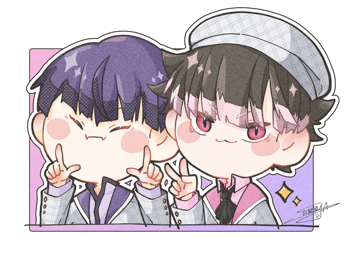 01_Sh1kiya's tweet photo. コラボカフェ　保鳴/hsnr https://t.co/Xokglu23ZY