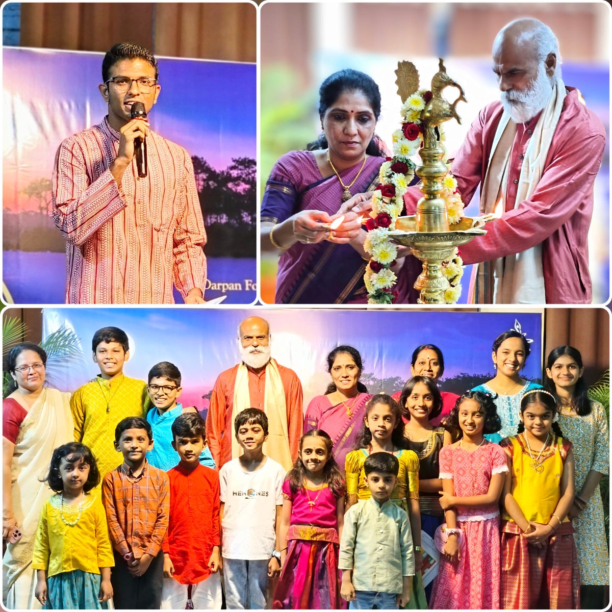 darpanmirroring's tweet photo. On the auspicious occasion of Guru Purnima, Darpan Foundation organised a special Satsang where seekers of all hues gathered to celebrate Guruji’s @_Nandkishore  presence in our lives and celebrate the timeless Sanatan Guru–Shishya Parampara .

#GuruPurnima https://t.co/EdL9la7hpo