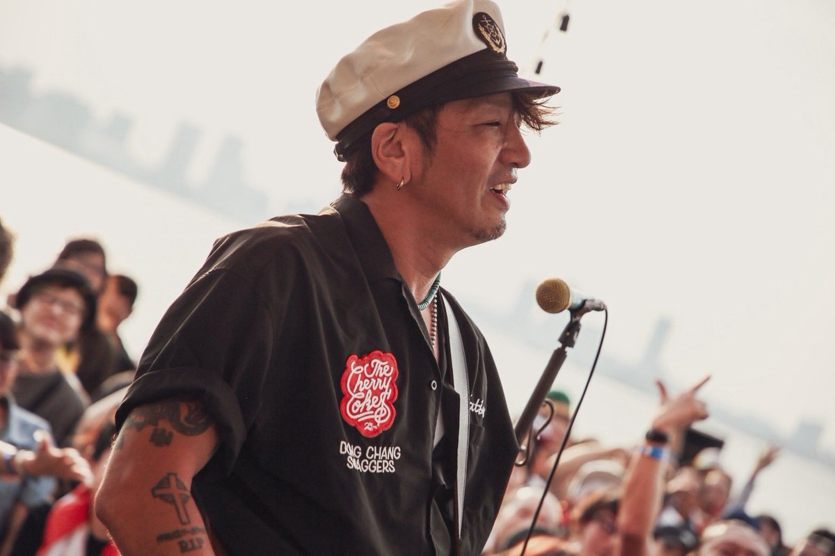 THE_CHERRYCOKES's tweet photo. 【DONG CHANG CRUISE 2026】
2026/08/01 #チェリコ #DCC2026
📸7️⃣
photo by watanabe"KOOL"syo
@85ride_kool 

【Next gig】
2026年8月9日(日)
@SHIBUYA GARRET
「NO REGRETS」
•THE CHERRY COKE$
•JUNIOR
•ONE TRACK MIND

OPEN 18:00 / START 18:30
ADV ¥3500 / DOOR ¥4000
https://t.co/jWDqL89Li6