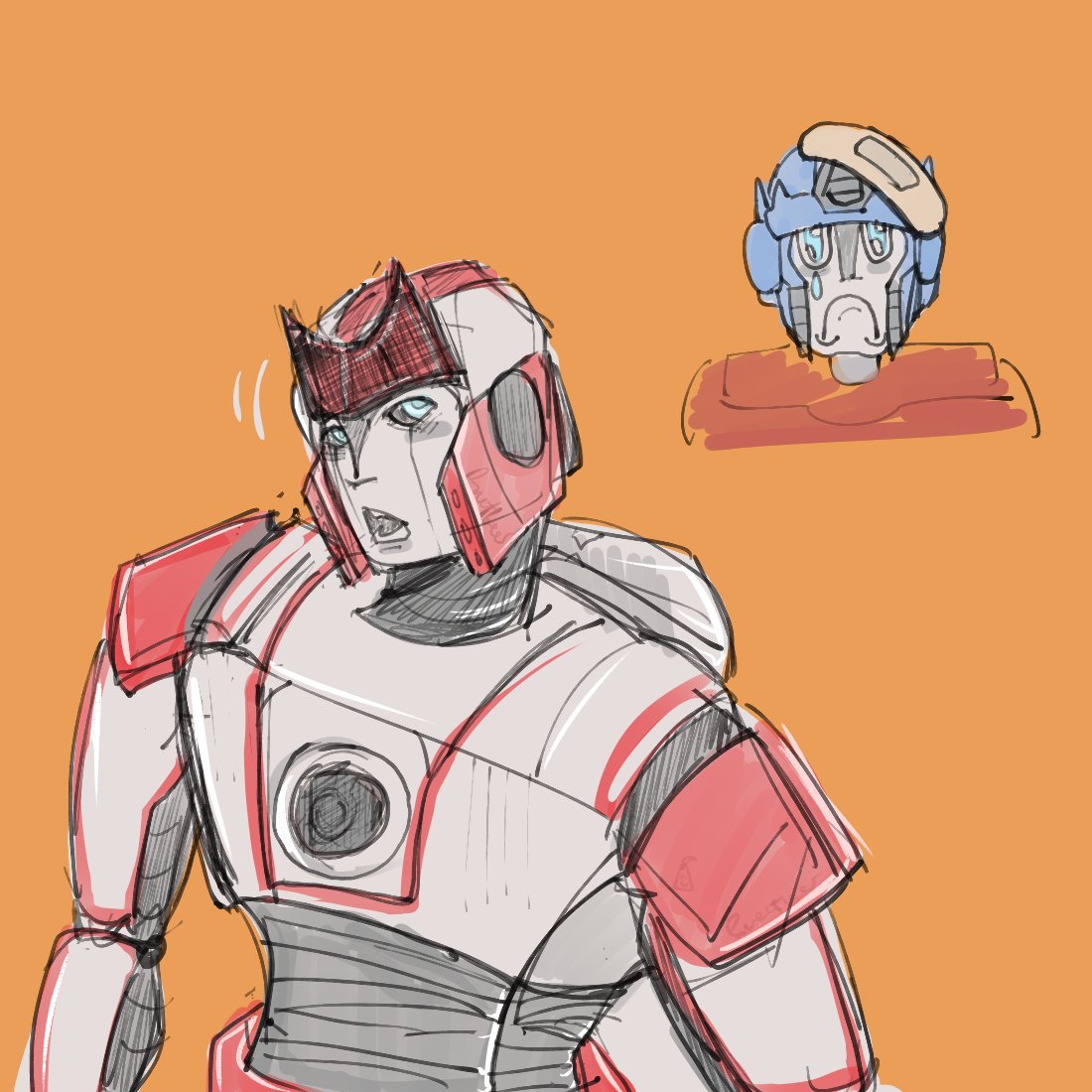 ruetbeer's tweet photo. tfone ratchet and his 0.1 seconds of screen time you will be missed 💔
#ratchet #maccadams #tfone https://t.co/wH8jHr9xp3