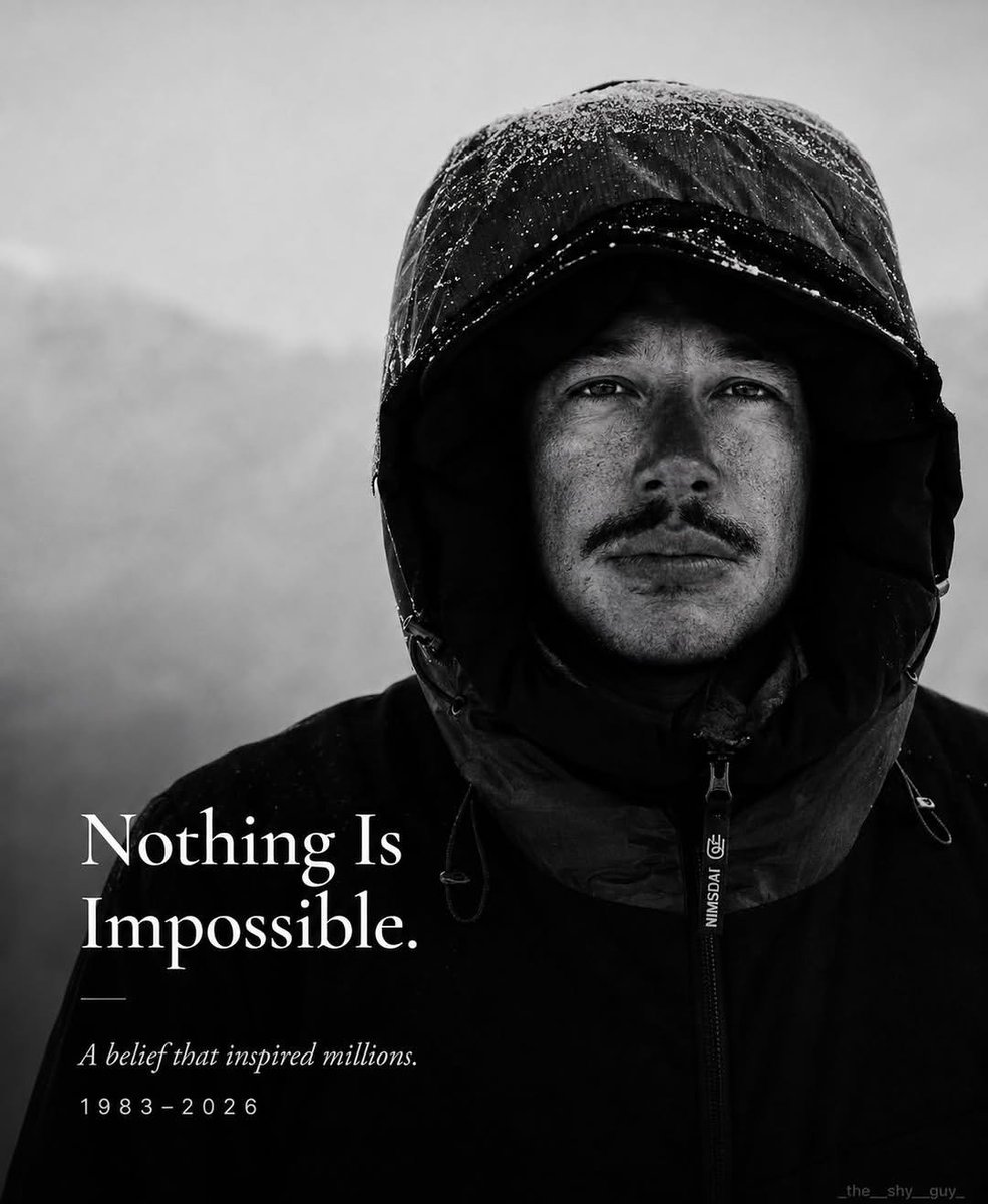rehan_anas73702's tweet photo. Still remember your smile and the conversation. Shaking hands with you was an absolute honor for me. Rest in peace, Nims Dai. Rest in peace the son of mountains🕊️🏔️ 
#Nimsdai #NirmalPurja #RestInPeace #NothingIsImpossible https://t.co/MXywqR9CNP