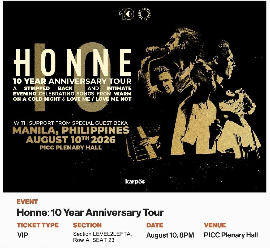 yukiwink's tweet photo. WTS LFB - HONNE: Day 1 - August 10 (1 VIP ticket)

• 4,450 (SRP + OF)
• See pic for the seat (blue dot)

Selling 1 ticket only kasi hindi makakapunta yung isa naming kasama. 

PAYO. Will forward the PDF of the e-ticket upon payment. 

PM if interested. For sure buyers only. TY! https://t.co/QodV9BDqe4