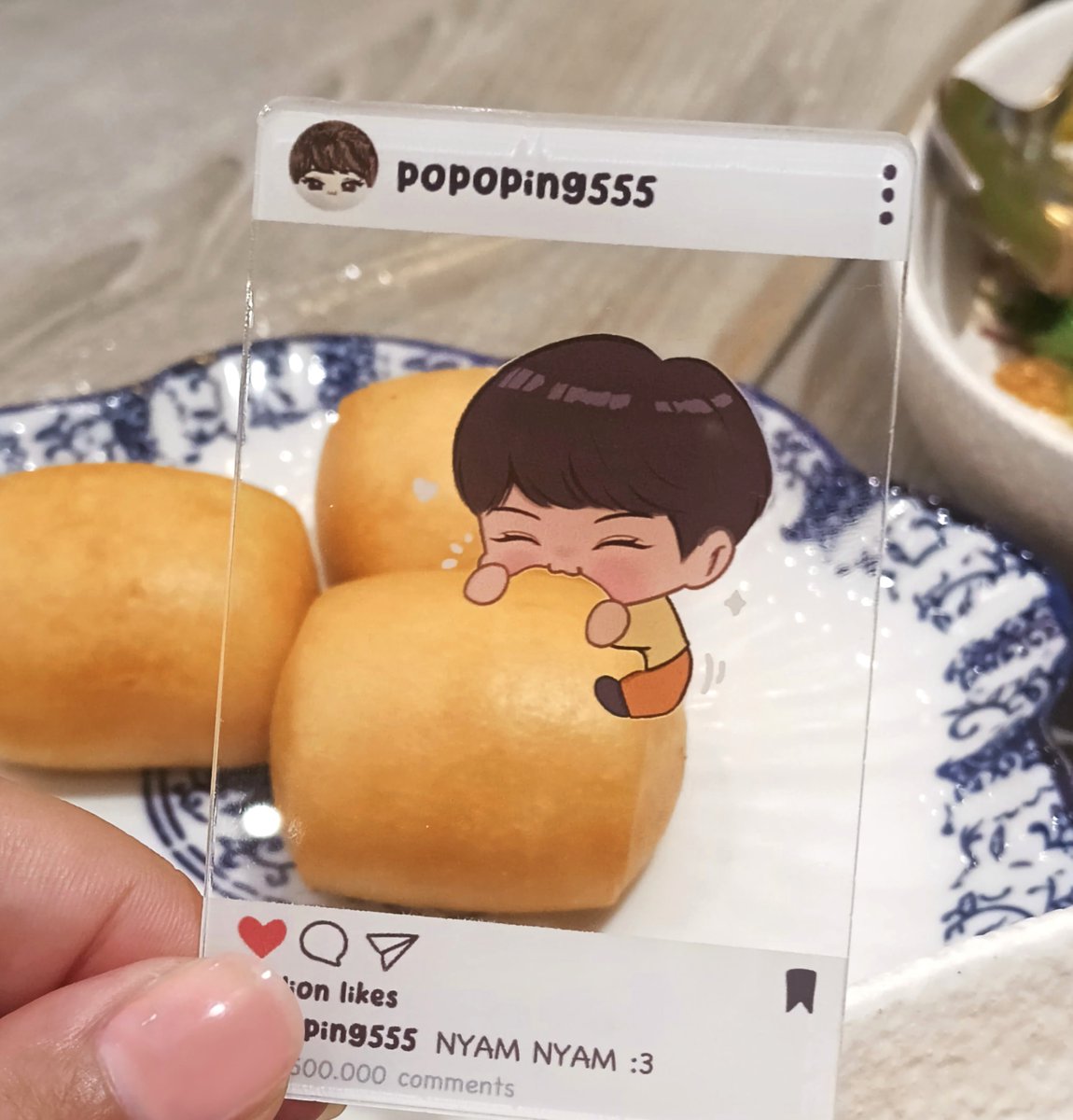 hundredlatte_'s tweet photo. greedy little monsters transparant card previews :3 https://t.co/Z6xW9TgnBa
