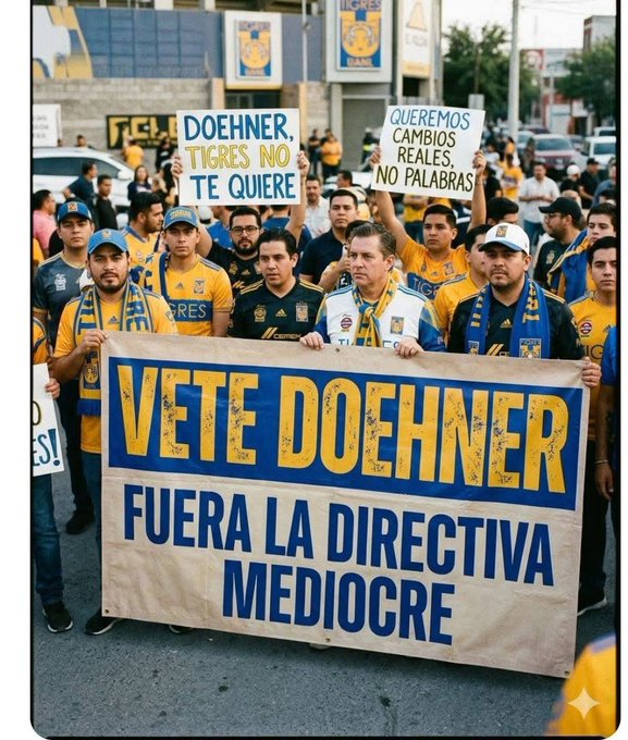AndreaSnch45999's tweet photo. De @TigresOficial se deben ir LOROÑA, ARAUJO, AGUIRRE, RÓMULO y MÁS, pero...
¿QUIÉN LOS "CONTRATA"?
¿NO HAY "INTELIGENCIA DEPORTIVA"?
Dicen @carlosemgonz, @cvalenzuela y @gerardotorrado6 que hay "FINANZAS SANAS"... 
¿Entonces EXPLÍQUEN a @CEMEXMx por qué CONTRATAN "PURO CASCAJO"? https://t.co/Tl6rJyZptE